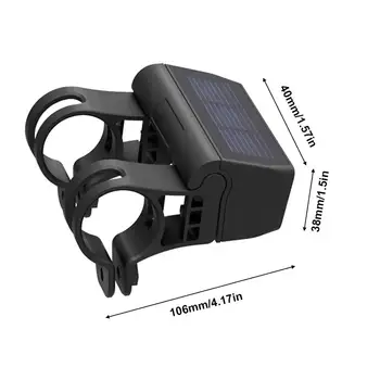 Jaunu Velosipēda Gaismu Ūdensizturīgs Super Spožas Saules Uzlādes Lukturu USB Smart Saules Lukturi Velo Aprīkojums Luz Bicicleta