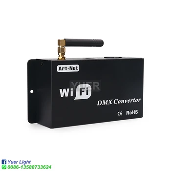 Jaunu WiFi DMX Kontrolieris Kontrolē Android vai IOS Sistēma, Wifi Multi Point Kontrolieris WF310 DMX 512 Signālu, DJ Iekārtas