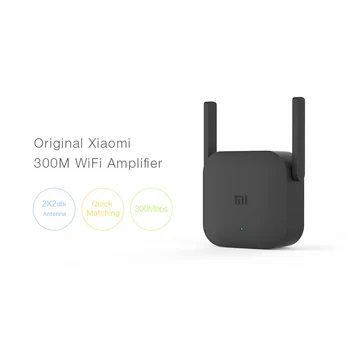 Jaunu Xiaomi WiFi Router Pastiprinātājs Pro Maršrutētāju 300M Tīkla Expander Repeater Jauda Extender Roteador 2 Antenas Mājas Birojs