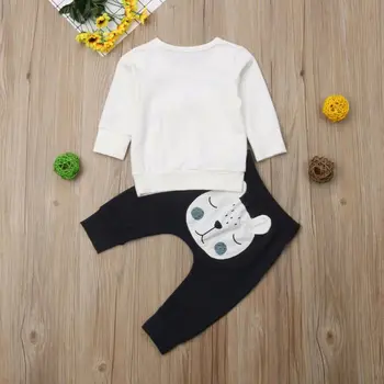 Jaunā 0-18M Puiku Drēbes Komplekts Meitenēm 3D Lāču Silts Top Bērni Garas Bikses Jaundzimušo Apģērbs, Bērnu Apģērbu Komplekts