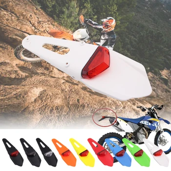 Jaunā 9 krāsa Motocikla Aste LED Gaismas un Aizmugures Spārnu Stop Enduro astes gaismas MX Taka Supermoto Lai KTM CR TEIC WRF 250 400 426 4
