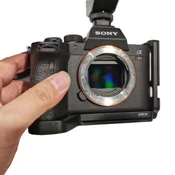 Jaunā LB-A7R IV Ātri Atbrīvot L Plāksne/L Leņķis Vertikāli Atvašu Kameras Bāzes Turētājs Roktura Sony A7R IV A7R4 a7riv Kamera
