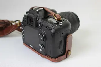 Jaunā Luksusa Kamera Gadījumā Nikon D810 Kamera Gadījumā Vintage Soma Ar Siksnu Mini Gadījumā Izņemams Akumulators, Kas Tieši