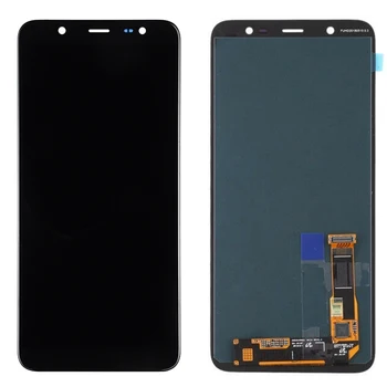 Jaunā Samsung Galaxy J8 2018 J810 Ekrāns LCD + Touch Screen Ekrānu, Pielāgotu Spilgtumu Pancel SM-J810 J810M Nomaiņa