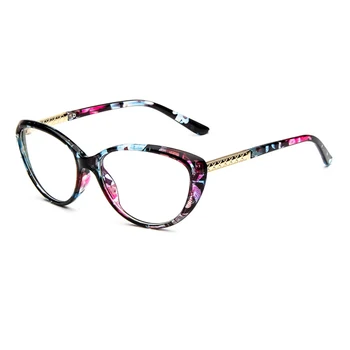 Jaunā Stila Modes Kaķu Acu Brilles Rāmis Vintage Tuvredzība, Optisko Briļļu Rāmis Oculos Gafas Leopards Drukāt Melnie Rāmji, Brilles
