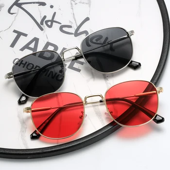 Jaunā Zīmola Dizaina Modes Saulesbrilles Sievietēm, Vīriešiem Metāla, Saules Brilles Vintage Luksusa Sunglass Brilles UV400 Toņos Oculos de sol