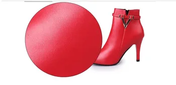 Jaunā classic sarkans Pavasara Rudens Duncis Plānas Augstiem Papēžiem Norādīja Toe Mākslīgās Ādas Rāvējslēdzēju Stila Seksīgi Apavi Sieviešu Zābaki