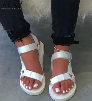 Jaunā sieviešu pavasara/vasaras jaunā soft-slip ar neslīdošu sandales putu vienīgais izturīgs sandales dāmas āra pludmales čības MS
