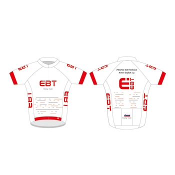 Jaunā stila augstas kvalitātes 2017 DIY dizains EBT komanda Riteņbraukšana Jersey Pro Komandas īsām Piedurknēm Apģērba komplekts