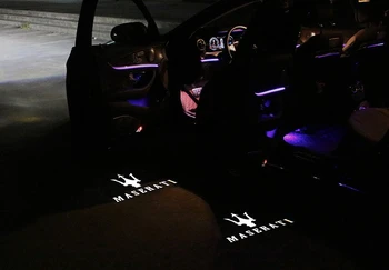 Jaunākais jauninājums, kas Nav izbalināt Automašīnas Durvis Laipni Gaismas logo Maserati Quattroporte Levante Ghibli Lāzera Projektoru lampas Spoku Ēnas
