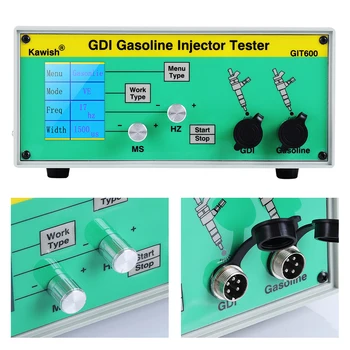 Jaunākās GIT600 GDI/FSI benzīna iesmidzināšanas testeri benzīna iesmidzināšanas testeris, auto inžektora testeri Benzīna Tiešās Iesmidzināšanas testeris