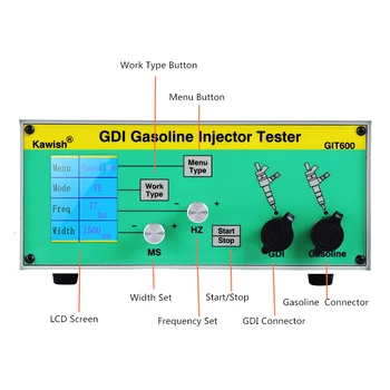 Jaunākās GIT600 GDI/FSI benzīna iesmidzināšanas testeri benzīna iesmidzināšanas testeris, auto inžektora testeri Benzīna Tiešās Iesmidzināšanas testeris
