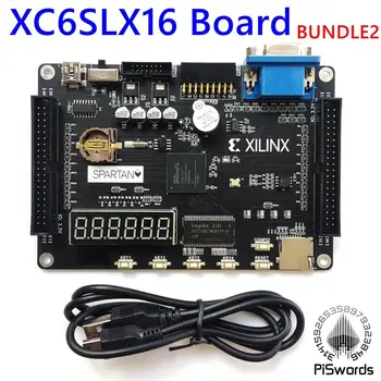 Jaunākās Xilinx spartan6 XC6SLX16 Core Valdes Xilinx spartan 6 FPGA attīstības padome ar 256mbit SDRAM
