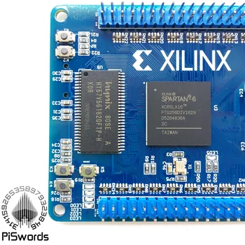 Jaunākās Xilinx spartan6 XC6SLX16 Core Valdes Xilinx spartan 6 FPGA attīstības padome ar 256mbit SDRAM