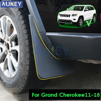 Jeep Grand Cherokee WK2 2011-2018 Uzstādīt Priekšā, Aizmugurē Auto Dubļu Sargi Mudflaps Šļakatu Dubļu Sargi Atloks Dubļusargi 2012 2013