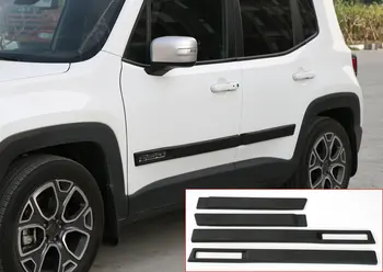 Jeep Renegade-2018 ABS Sānu Durvju Ķermeņa Molding Aizsargs Trimmera 4gab