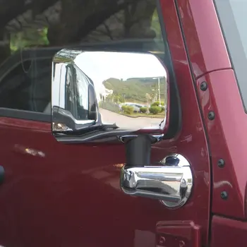 Jeep Wrangler 2007-2017 ABS Chrome Auto Sānu Durvis Atpakaļskata Spogulī, Aizsargāt Rāmja Vāks Apdares Auto Stils Aksesuāri
