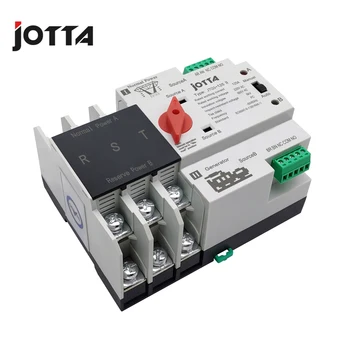 Jotta W2R-2P/3P/4P 16A 32A 63A 80A 100A 125A 220V ATS Automatic Transfer Switch Elektrisko pārslēdzējus Dubulta Jauda Slēdzis