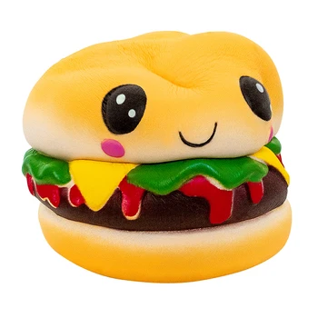 Jumbo Squishy Lēni Pieaug Hamburger Krēms Aromātisks Pārtikas Mīkstās Rotaļlietas Squishies Saspiežot & Stress Atvieglojums, Rotaļlietas Bērniem Dāvanas
