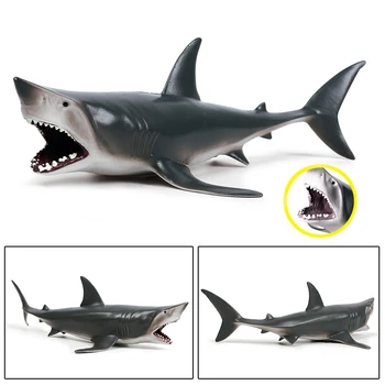 Jūras Dzīvi Dzīvnieki, Zobu Haizivs Modeli, Pvc Figūriņas Simulācijas Modeļi Rotaļlietas