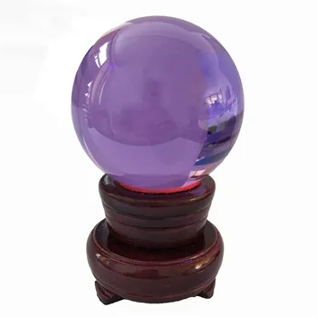 K9 Kristāla Bumbu Koka Crystal Stand 80mm Mixcolor Mākslas Dekoru Kristāla Balsts Mājas Apdare Accessaries Fengshui
