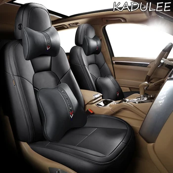 KADULEE Pasūtījuma nekustamā ādas automašīnu sēdekļu vāks renault Latitude Fluence Scenic CAPTUR Talismans auto sēdekļa aizsargs