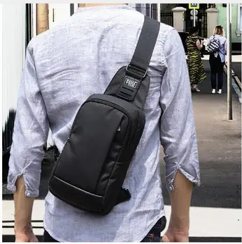 KAKA Zīmolu Vīriešu Messenger Bag Antitheft pleca soma krūtīs pack Dienu pack Pārrobežu ķermeņa Back Pack Vīriešu Krūšu Siksna soma vīrietis