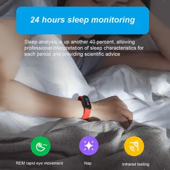 KARSTĀ Xiaomi Mi Grupa 5 Standarta Sporta smart skatīties Mi 5 smart aproce Ūdensizturīgs 24h veselības sirdsdarbība, asins spiediena Monitoringa