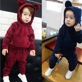 KEAIYOUHUO ir 2021. Modes Baby Boy Apģērbs, Komplekts Ziemas Kostīms Bērniem Drēbes Toddler Meitene Kokvilnas Meiteņu Sporta Kostīmi, 1-5 Gadu Vecs
