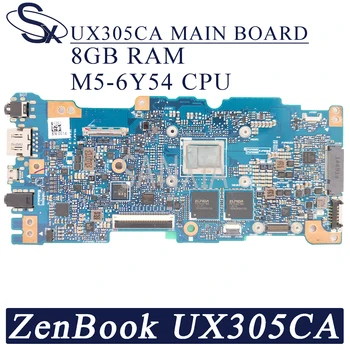KEFU UX305CA Portatīvo datoru mātesplati par ASUS ZenBook UX305CA UX305C sākotnējā mainboard 8GB-ATMIŅA M5-6Y54 CPU
