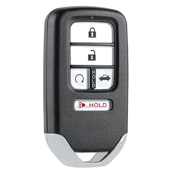 KEYECU Nomaiņa Smart Tālvadības pults, Auto Atslēgu Ar 4 1/ 5 Pogas & 433MHz & ID47 Chip - FOB Honda Civic 2016-2018, KR5V2X