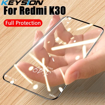 KEYSION Rūdīta Stikla Xiaomi Redmi K30 K20, Ņemiet vērā, 8T 8 Pro Screen Protector Tālrunis HD Skaidrs, Pilnībā Segtu Stikla Redmi 8. 8.A 7.A