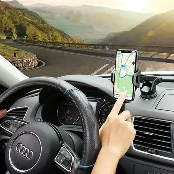 KISSCASE Luksusa Auto Telefona Turētājs Samsung 9. Piezīmi S8 Vējstikla Stiprinājums Tālrunis Stāvēt Tālrunis Auto Turētājs Priekš iPhone 6 7 8 Plus X 10