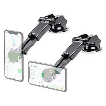 KISSCASE Magnētisko Tālruņa Turētāju Automašīnas Iesūkšanas 360 Mount Tālrunis Stāvēt Mobilo Atbalsta iPhone Samsung A51 A71 Auto Turētājs Turētājs