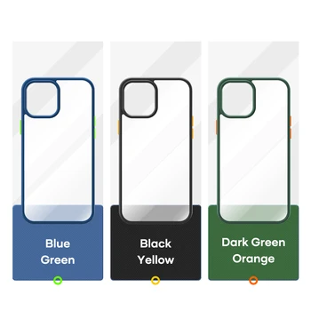 KLINTS Pārredzama Bumper Case For iPhone 12 Pro Max TPU Malas Anti-Fall Ne-Dzelteno Aizsardzību Gadījumos, iPhone 12/12 Pro/12 Mini