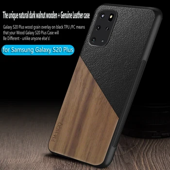 KOKA Case for Samsung Galaxy S20 Ultra FE Segtu dabiskās Ādas, Mīksto TPU Malas Gadījumā S20 Plus S20 lite Magnētisko Auto Lietu