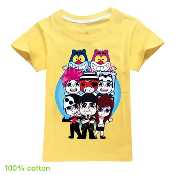 KOMANDA WGF Lyon Modes Bērnu Kokvilnas Vasaras Topi Bērniem Īsām piedurknēm T-krekls Bērniem Drēbes Meitenēm no 10 Līdz 12 Pusaudžu 4 6 8 Gadiem