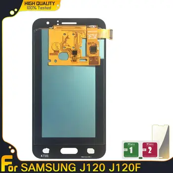 KOPIJU OLED Original LCD Samsung Galaxy J1 2016 J120 J120F J120DS J120G J120M LCD Displejs, Touch Screen Montāža Nomaiņa
