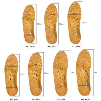 KOTLIKOFF Augstas kvalitātes Ādas orthotic zolīte par Plakanās Pēdas Velves Atbalsts, ortopēdiskie apavi vienīgais Zolītes vīriešiem un sievietēm
