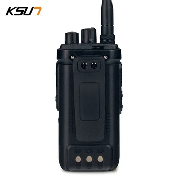 KSUN X-P70 100 KM Āra IP67 Waterproof 10W Jaudas Rokas Professional Radio militārām/Ugunsdzēsēju/Rūpniecības Walkie Talkie