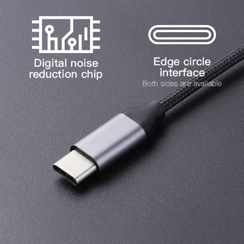 KUULAA C Tipa 3.5 Jack USB C līdz 3,5 mm AUX Austiņas Adapteri Huawei Mate 20 P30 Oneplus 7 pro Xiaomi Mi 8 9 Audio Kabelis Vadu