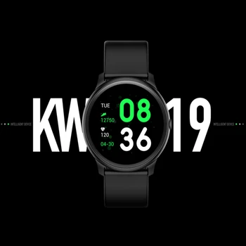 KW19 Smart Skatīties Vīrieši Sievietes Smart Aproce Ūdensizturīgs Asins Skābekļa Sirds ritma Monitors Sports tracker Smartwatch Samsung Tālruni