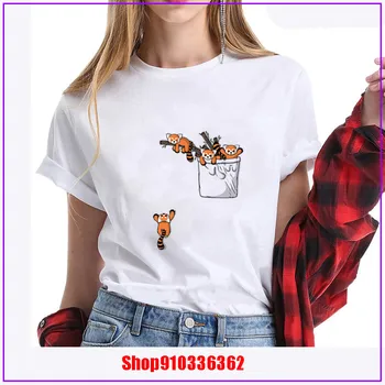 Kabatas Sarkanās Pandas T-Krekls Jauno Vasaras Kreklu modes Pasūtījuma Vienkāršu T-kreklu O-veida kakla Īsām Piedurknēm Jaunāko popularitāti t krekls sievietēm