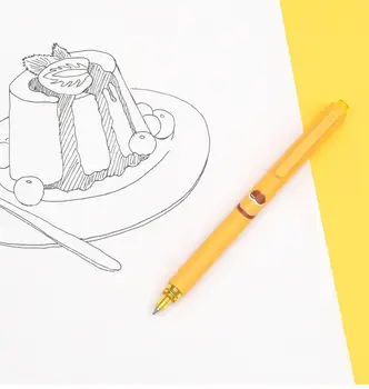 Kaco Karikatūra Gēla Pildspalva 0.5 MM, Melna Tinte Pēcpusdienas Tēja Core Ilglietojuma Zīme Pildspalvu Piepildīt Gluda Rakstīšanas Office Biznesa Skola