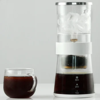 Kafijas Kanna Aukstā Brūvēt Aukstu Ekstrakciju Stikla Katlā Aukstā Tējkanna Noslēgtā Ledus Pilienu Kafijas Mājsaimniecības