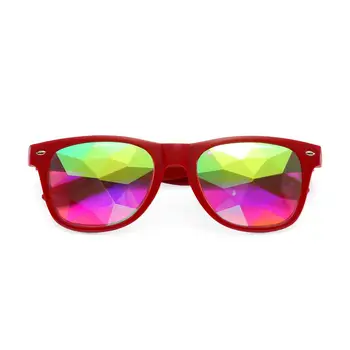 Kaleidoscope Saulesbrilles Psychedelic Krāsains Slīpētas Stikla Mozaīkas Brilles Balli Diy Aksesuāri Sievietēm Zīmola Dizainere ZB-59