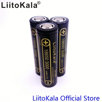 Karstā 2gab HK LiitoKala Lii-30A 3.6 V 18650 3000mAh akumulatoru HG2 gāzizlādes 20A veltīta Augstas jaudas akumulatora izlādes