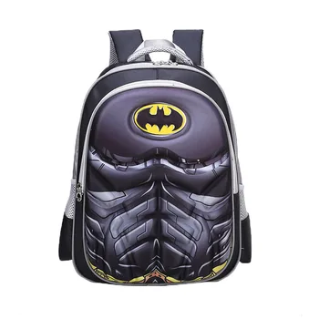 Karstā Batman Karikatūra EVA 3D Captain America bērnu skolas somas Zēns skolas Mugursoma, kas Piemērota 6-12 gadu veciem bērniem, soma