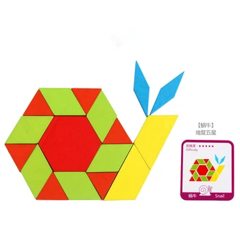 Karstā Pārdošanas 155pcs Koka Jigsaw Puzzle Board Uzstādīt Krāsains Bērnu Izglītības Rotaļlietas Bērniem Mācību Jaunattīstības Rotaļlietas PT017