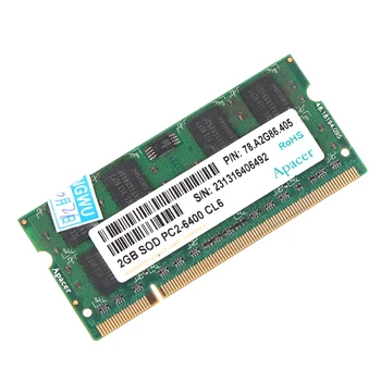 Karstā pārdošanas 1Pc 2GB DDR2 800Mhz Klēpjdatoru Atmiņas RAM Grāmatiņa